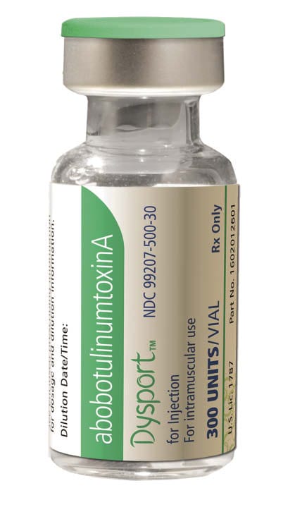 Valeant Dysport vial opt