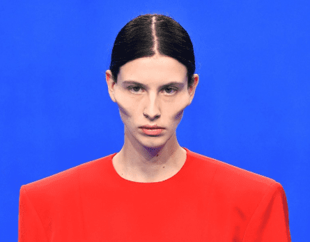 Balenciaga Sends Extreme Cheekbones and Blown-Up Lip Prosthetics Down the Runway in Paris
